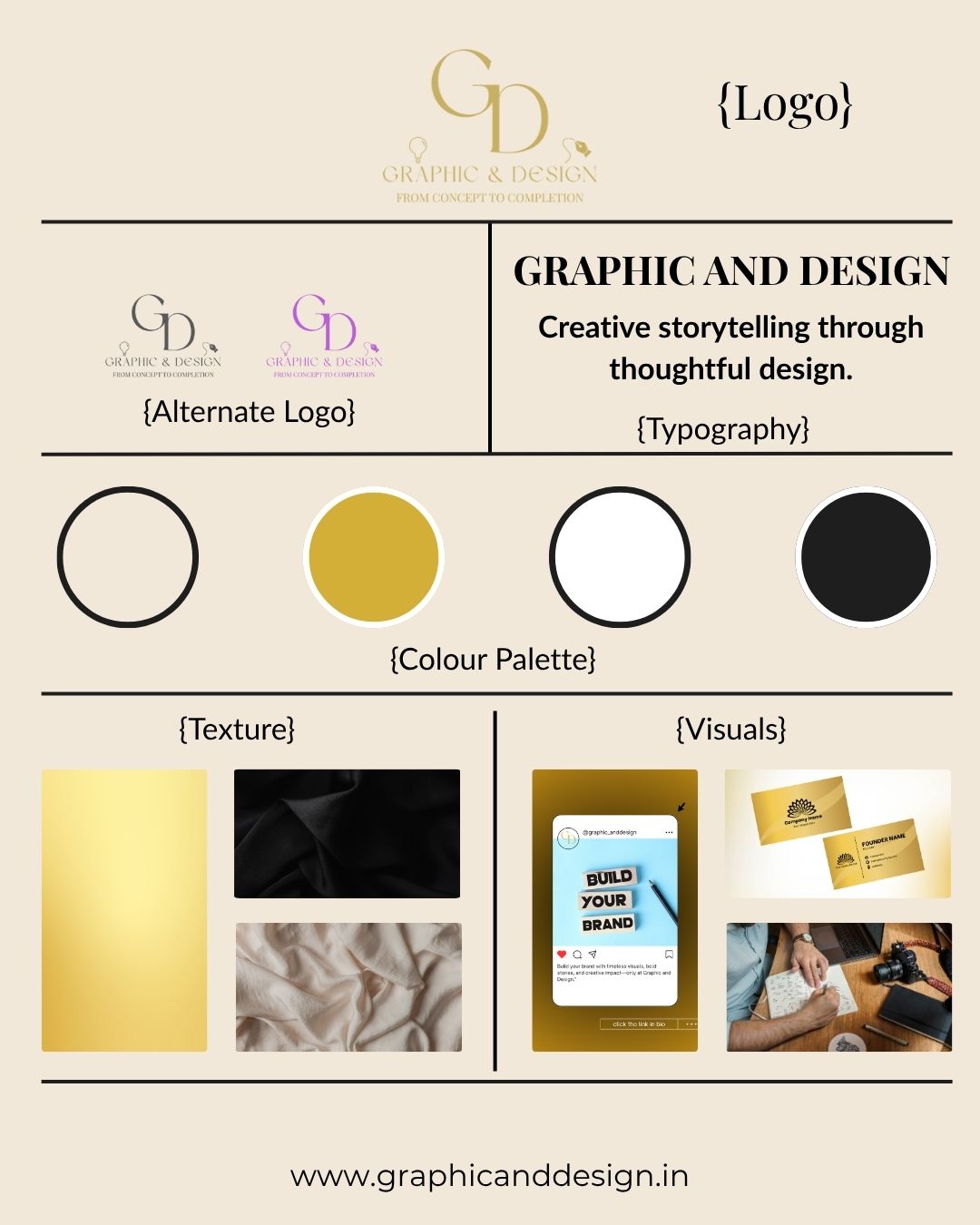 Every brand has a soul.
This is ours — in textures, tones, and tiny moments of clarity.
Presenting the visual mood that inspires everything we create at GRAPHIC AND DESIGN.
From soft neutrals to bold ideas — this is where creativity meets calm.

#GraphicAndDesign #Moodboard #BrandMoodboard #CreativeStudio #MinimalDesign #VisualIdentity #DesignInspo